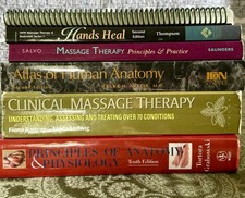 Massage Therapy books Lot Of 6