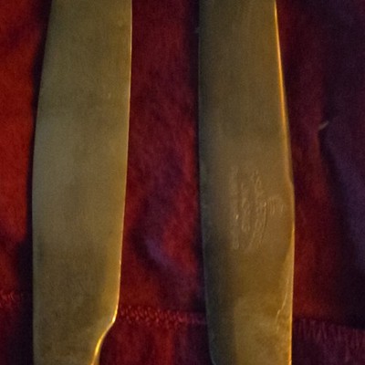 A.B. Sam Pettersson NySilver Silver Swedish Adult Flatware Knife Set of 6