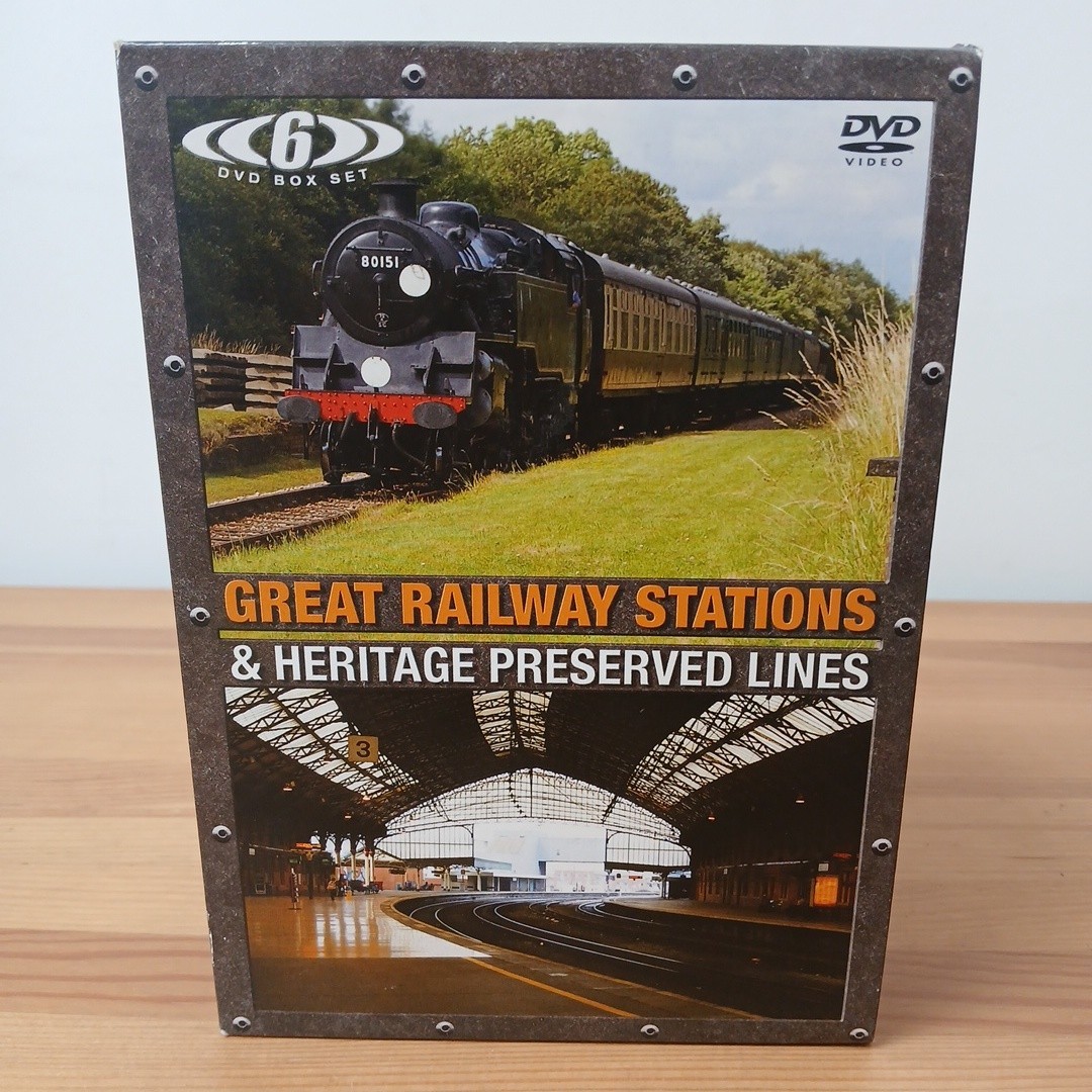 Great Railway Stations & Heritage Preserved Lines 6 DVD Boxset VGC UK Release