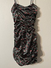 Urban Outfitters Womens Mini Dress Size XS-TP Floral Straps Sleeveless