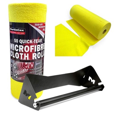 MIKROFASERTÜCHER ROLLE GELB SCHNELL ABREISSEN UND HALTER EASYTEAR GARAGE WERKSTATT