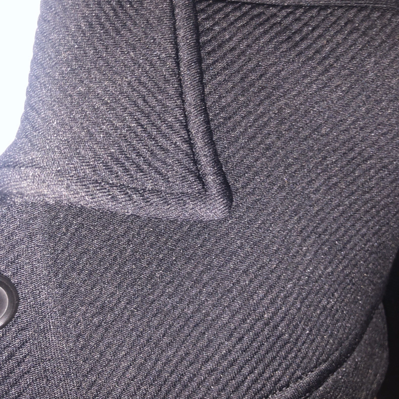 LOUIS VUITTON（LV） Louis Vuitton Uniformi Donna Piccola Giacca Nera Ritagliata a Costine con Spalline