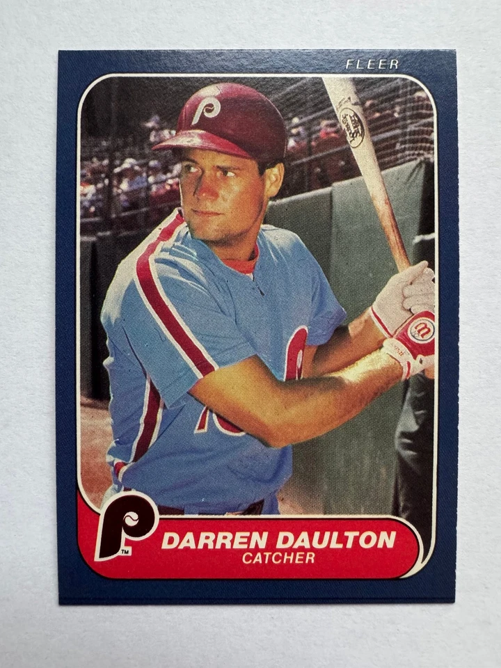 Philadelphia Phillies 1986-90 Fleer Base Team Sets (Lote de 5 juegos con Daulton RC) Foto 2 de 3