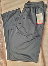 Boys Hanes Sport Active Gear Polyester Med Pants Light Black Color