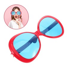 Reusable Red Hawaiian Giant Sunglasses for Party Photo Booth Fun