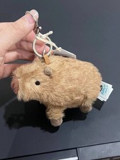 Jellycat Clyde Capybara Plush Bag Charm Keychain Brown Collectible Gift NWT