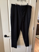 Perry Ellis s Portfolio Men s Size 44 30 Black Dress Pants, Premium Flex Twill