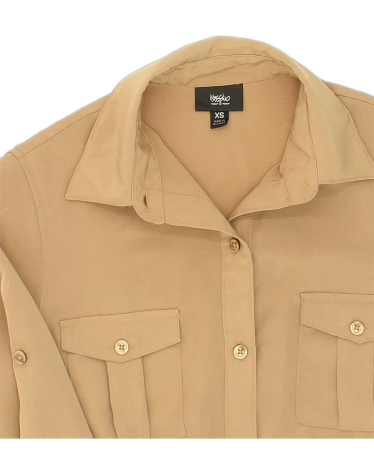 Vestido camisero pulóver para mujer MOSSIMO UK 6 XS beige algodón DG10 Foto 3 de 3