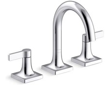 Kohler 28125-4K-CP Venza Widespread Bathroom Faucet, 1.0 GPM - Polished Chrome