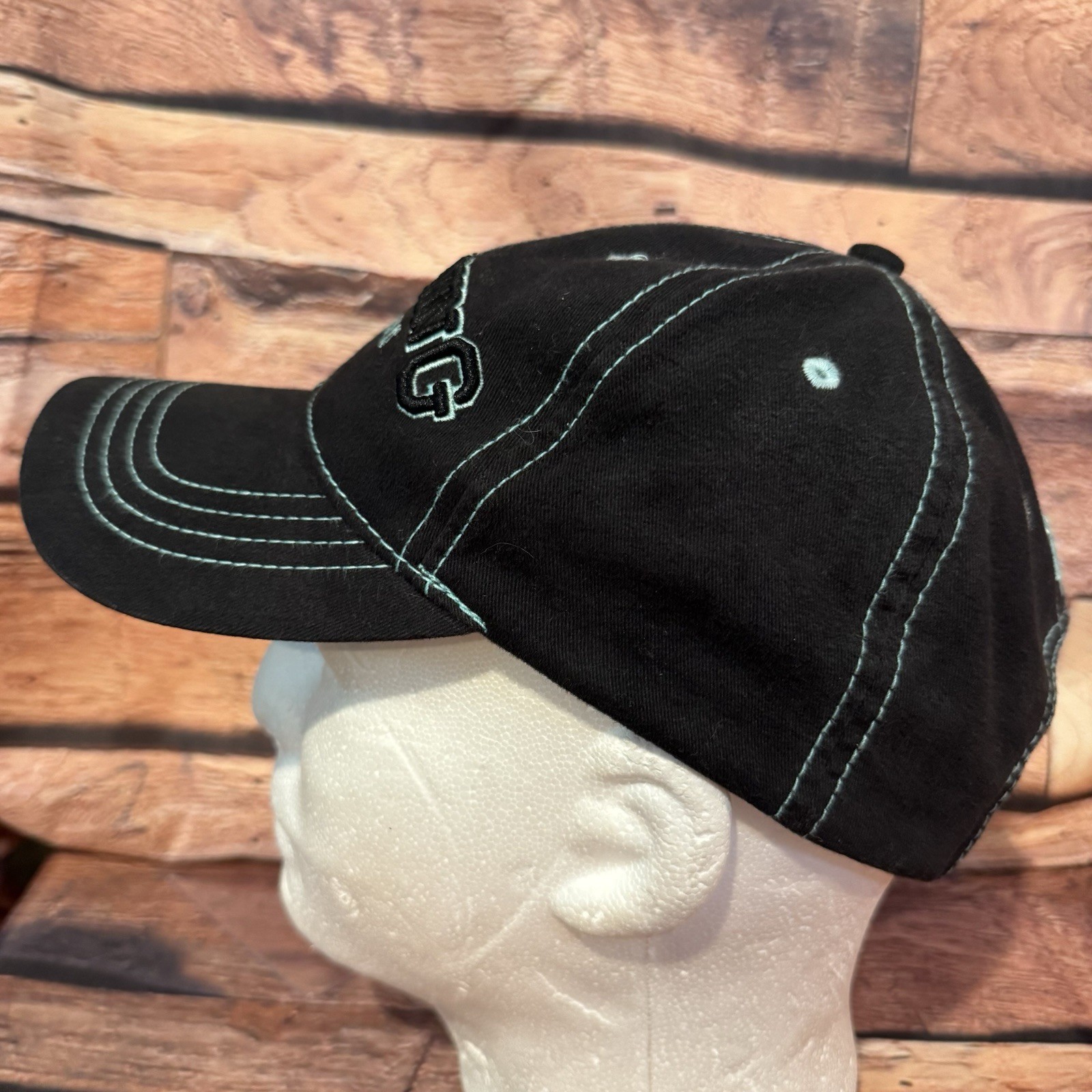 Browning Hat Cap Adjustable Strapback Black & Blu… - image 4