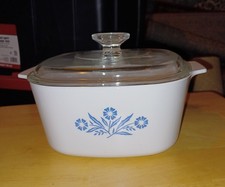 CorningWare Cornflower 3 Qt Square Casserole ...