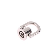 2PCS D-shaped Ring Bag Side Clip Buckles Handbag Chain Handles Connector