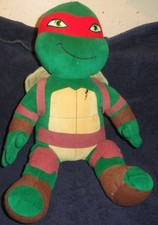Build A Bear TMNT Teenage Mutant Ninja Turtles Raphael 18" Plush Stuffed ANIMAL