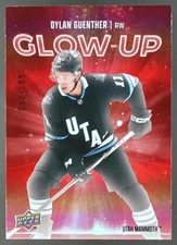DYLAN GUENTHER 2025-26 Upper Deck Series 2 Glow-Up Red /199 #GU-8 Mammoth