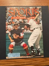 Sports Illustrated April 18, 1955 - Al Rosen Cover With Topps Cards