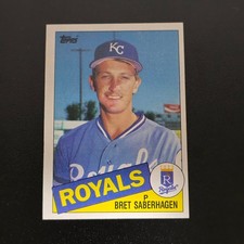 Bret Saberhagen KC Royals 1985 Topps #23