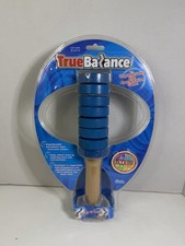 True Balance Handheld Wooden Toy Game Excite STEM Coordination Blue SEALED SEE
