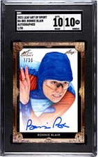 2021 Leaf Art Of Sport Bonnie Blair SGC 10 w/10 Auto /30 (1/30)