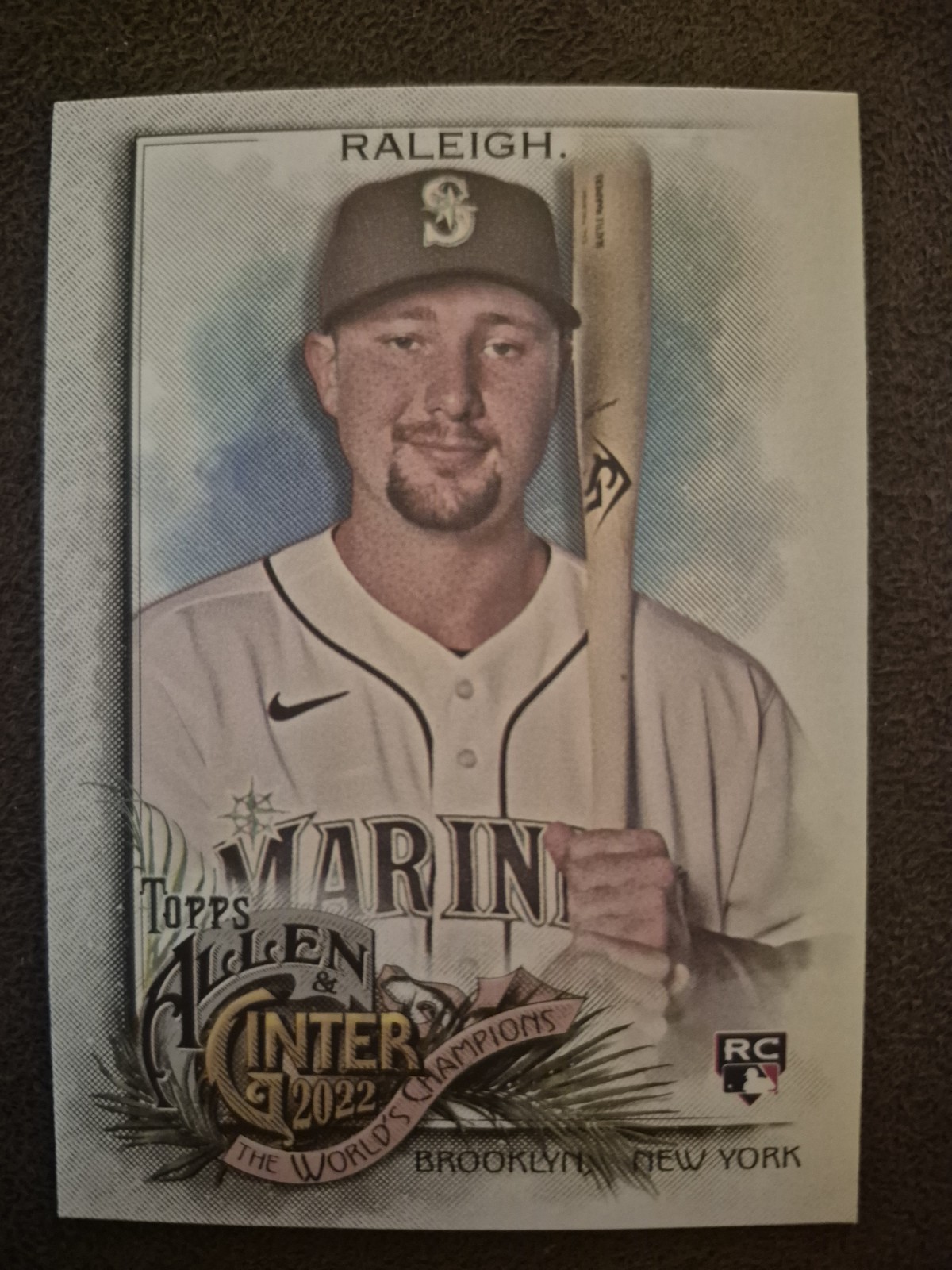 Cal Raleigh RC 2022 Topps Allen & Ginter #178 Mariners