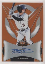 2019 Leaf Valiant Orange Prismatic 25/35 Zach Watson #BA-ZW Auto 3b3