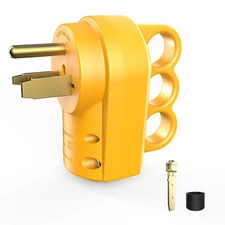 RVGUARD 50 Amp Female Welder NEMA 6-50P Plug Welder Replacement, ETL Liste