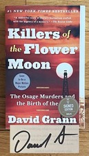 SIGNED David Grann Killers of the Flower Moon Autographed NEW!