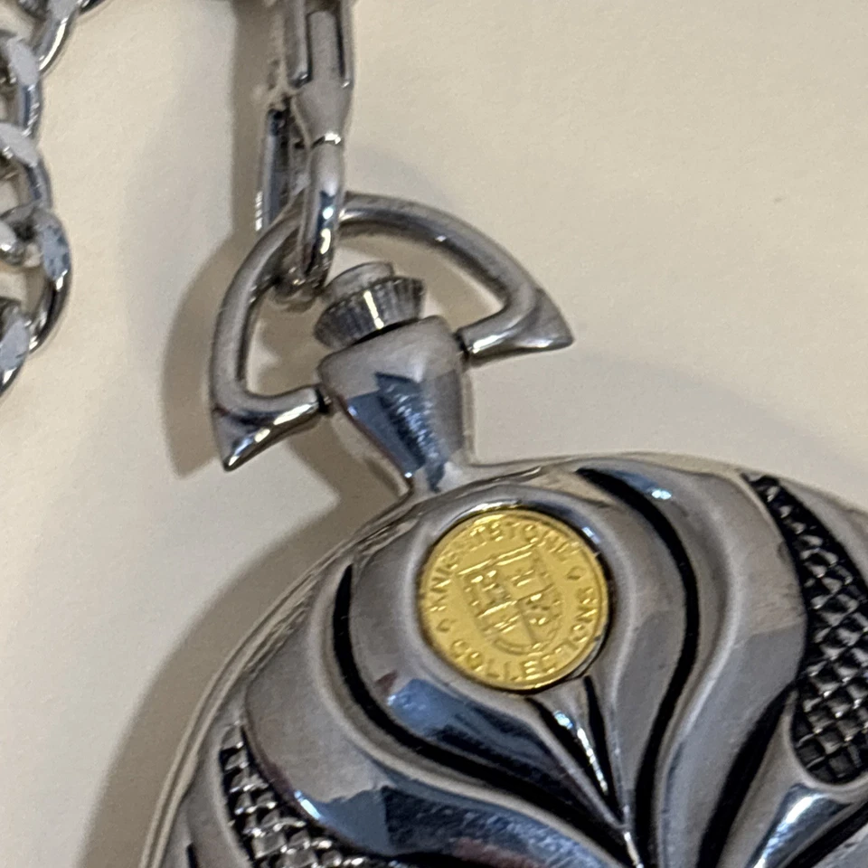 Reloj Bolsillo Raro Franklin Como Nuevo Boris Vallejo Calendario Marzo Niña Piedra Caballero Foto 4 de 4