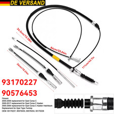 HANDBREMSSEILE FÜR OPEL CORSA C KOMPLETT-SET (5 tlg.) FESTSTELLBREMSE SEILZUG