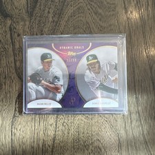 2025 Mason Miller & Dennis Eckersley Topps #18 Dynamic Duals Purple /99
