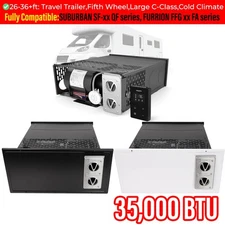 FOGATTI 35,000 BTU RV Furnace Ducted w/Remote Control RF035 Fit 26-36+ft RVs