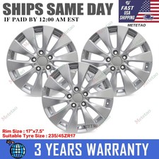 3 Pcs 17 For 2013 2014 2015 Honda Accord Silver Replacement Alloy Wheel Rim 3 Pcs 17 For 2013 2014 2015 Honda Accord Silver Replacement Alloy Wheel Rim