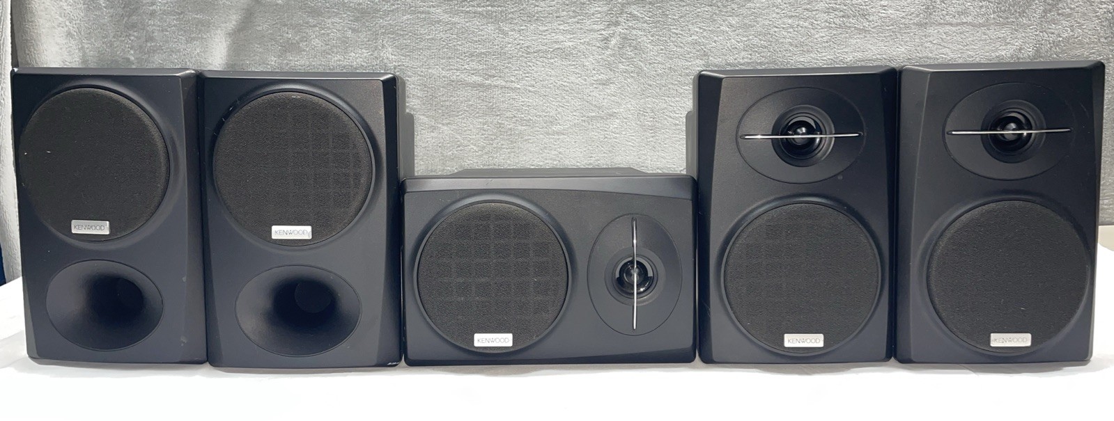 Kenwood 5-Piece Front-Rear-Center 100W Surround Sound Speake