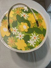 Vintage Wig Zippered Case, Multi colored