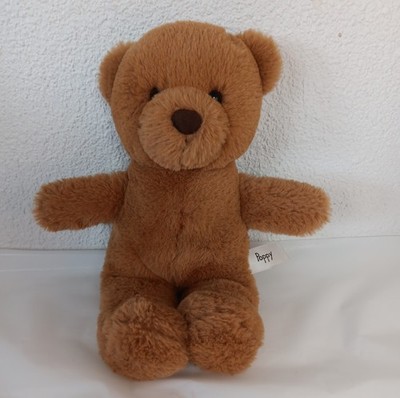Aurora Poppy Silky Soft Tan Bear Plush No Flower Stuffed Animal Toy