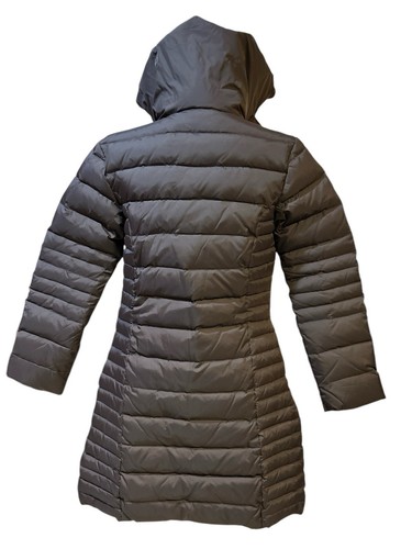 TOGS SOHO Long Puffer Down/Feathers Zip Coat Brown Warm Eskimo Sz 4 High Neck - Picture 3 of 7