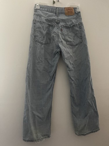 Levi's 569 Boy's Jeans 12 Slim Loose Fit Straight Leg Medium Wash Denim Blue - Picture 2 of 7