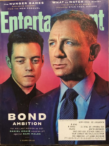 Entertainment Weekly Feb 2020 Daniel Craig Rami Malek Bond 007 Martin  Lawrence