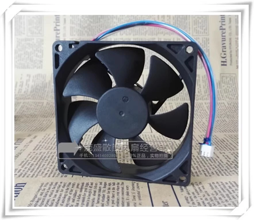 ADDA AD0912HB-A76GL 9025 DC12V 0.25A 9CM 3-Pin Server Dual Ball Cooling Fan - Image 2 of 3