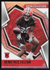 Demetric Felton 2021 Panini Rookie & Stars # 191 RC Longevity 69/80 Cleveland Br