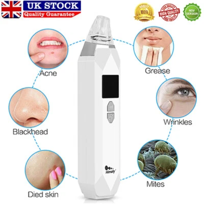 HIMALY Electric Blackhead Remover Vacuum Pore Nose Sucker Pimple Skin Acne Face Cleaner
