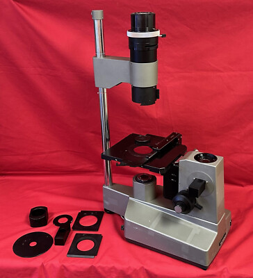 Olympus IM Inverted Microscope with mechanical stage, Phase 10, 20, 40 module