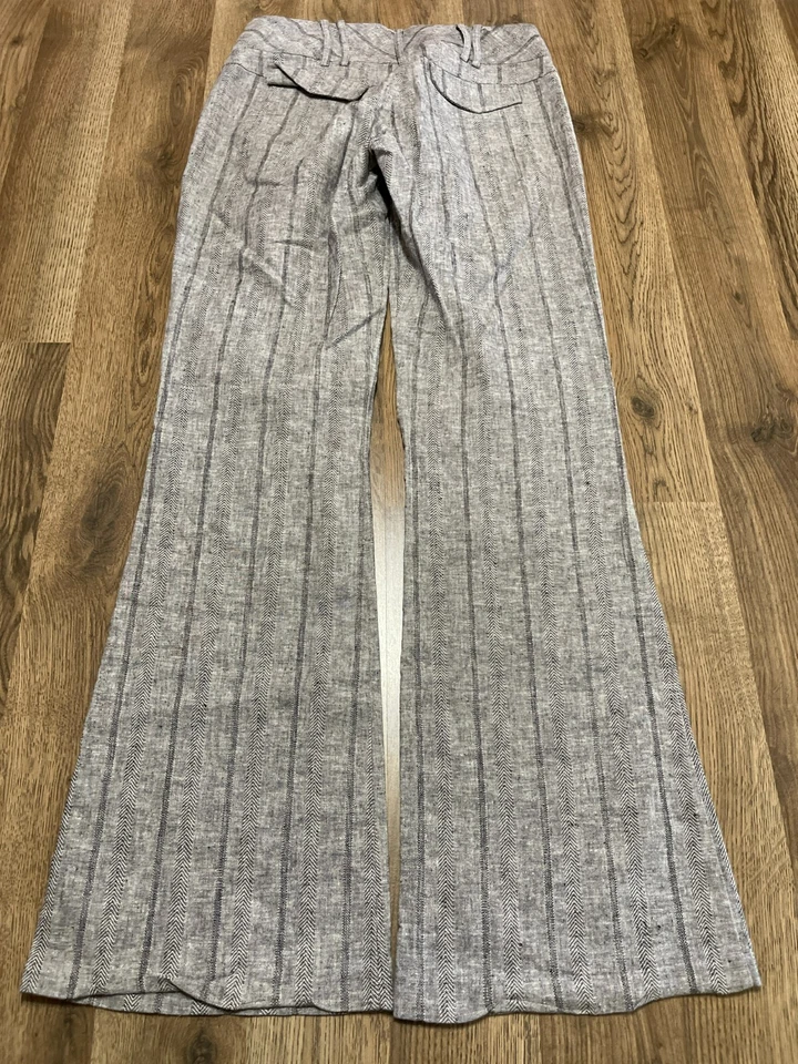 Pantalones My Michelle, para mujer talla 5, grises, pantalones de vestir, acampanados Foto 2 de 4