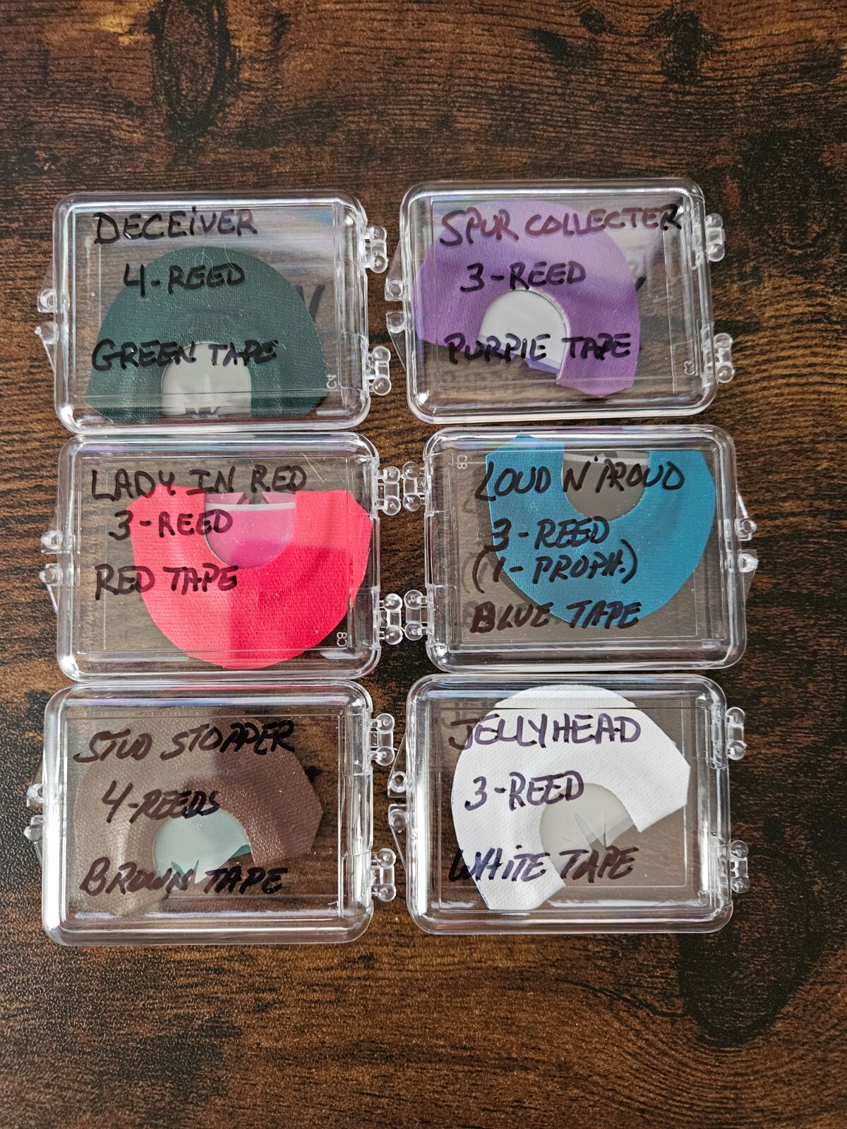 Lot of 7 Yode turkey mouth calls yelps cutts raspy latex prophylactic