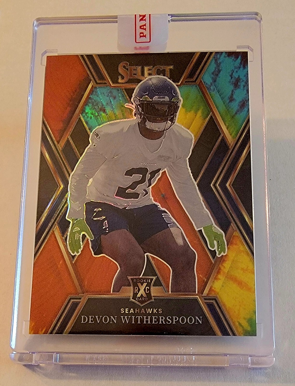 2022 Select XRC Devon Witherspoon Tie-Dye /25 Rookie