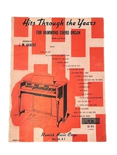 Hits Through the Years for Hammond Chord Organ (21 pages)
