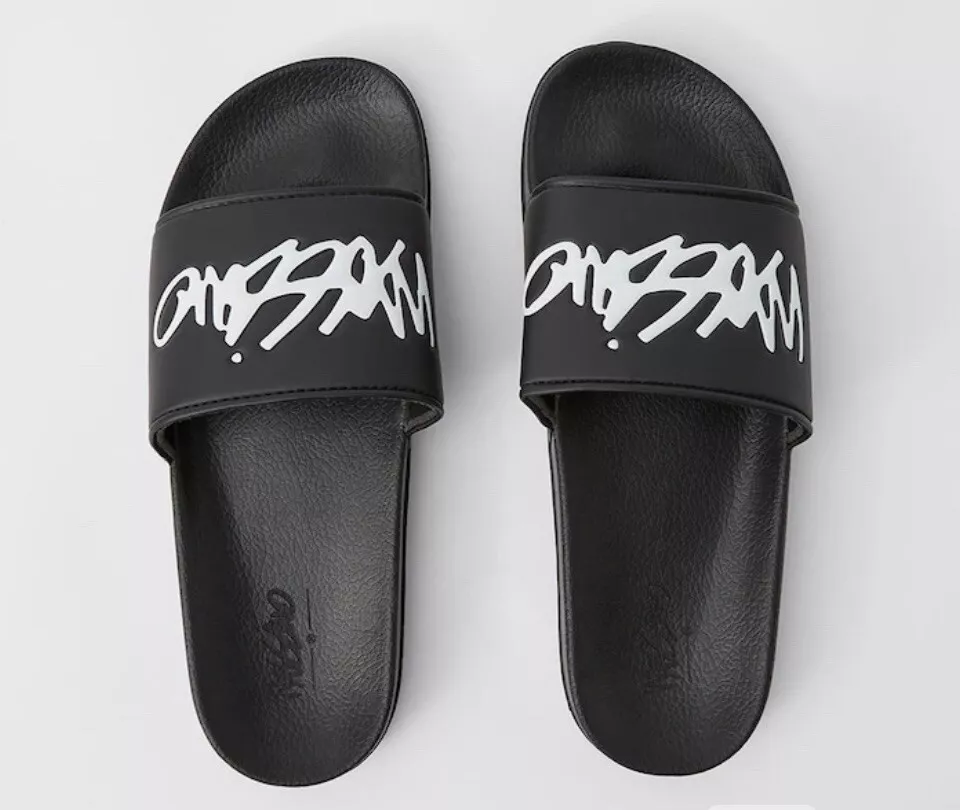 Mossimo Mens Slides Black Size 7