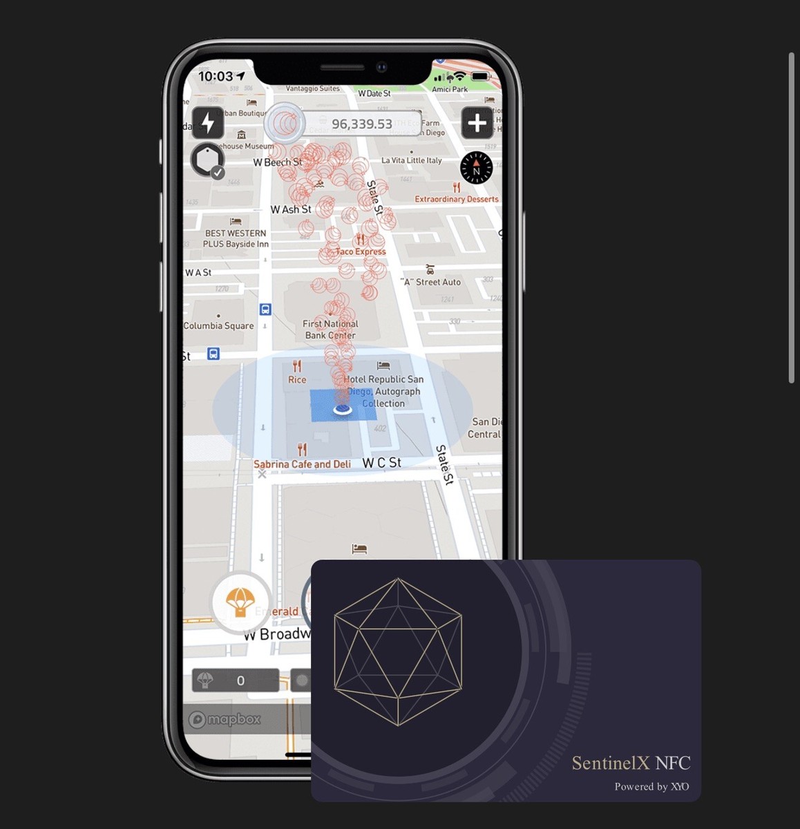 仮想通貨 COIN アプリ用NFC XYO
