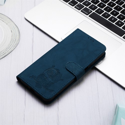 Skórzane etui na telefon z klapką do Samsung A16 A06 A56 A36 A55 A34 A15 Sowa Portfel Cover - Zdjęcie 10 z 20