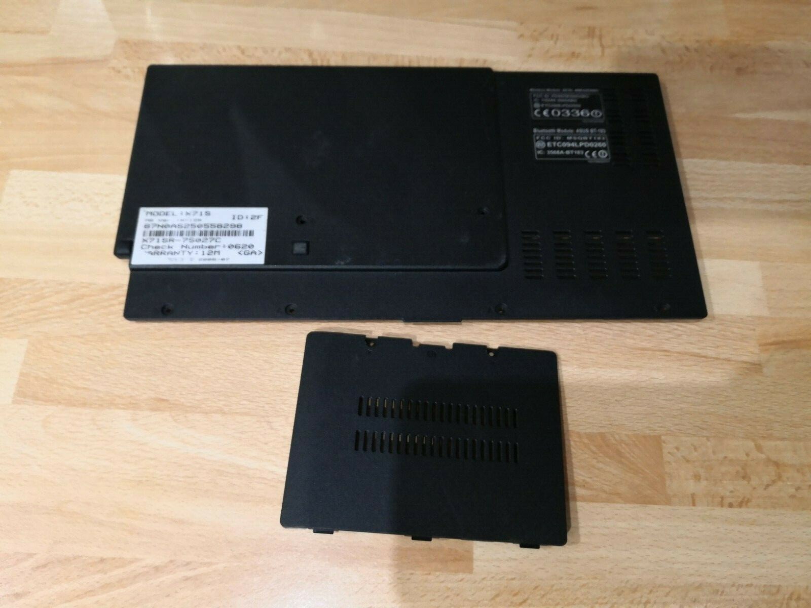 Set cover sportellini RAM Hard Disk ASUS X71A case tappi