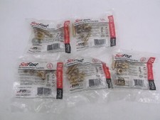 5 Packs SetFast 42443 5/16" x 2-1/4" No Cut Brass Self Adjusting Toilet Bolt Kit